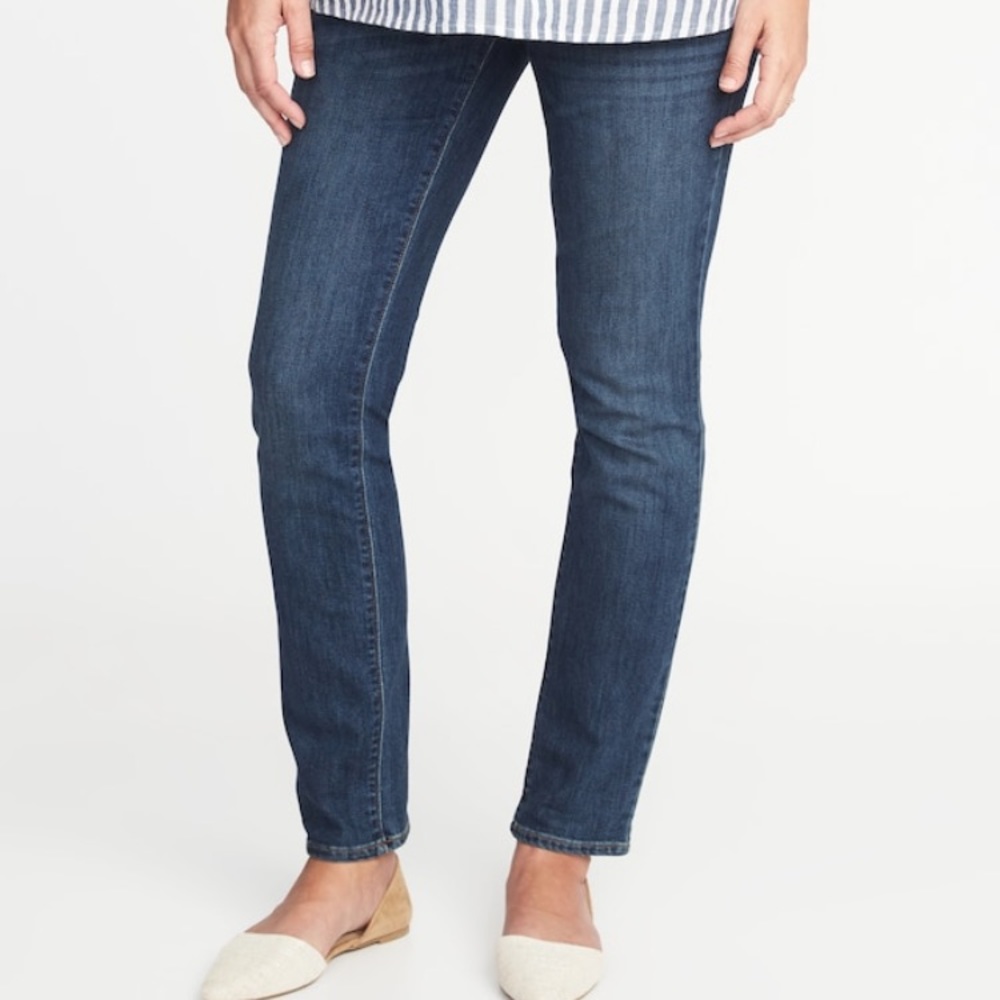 Maternity Side-Panel Original Straight Jeans